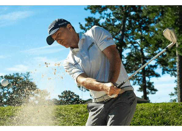 Russell Henley Wearing Pinnacle Financial Partners Logo Masters